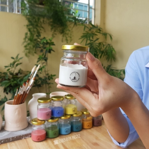 Men Gốm Màu Trắng