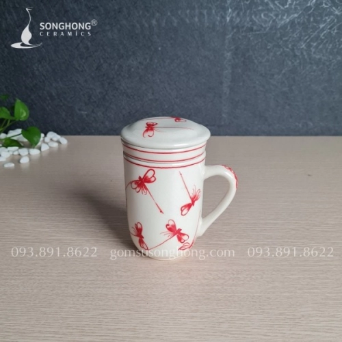 Tách Trà Gốm Có Lọc 300ml - M8