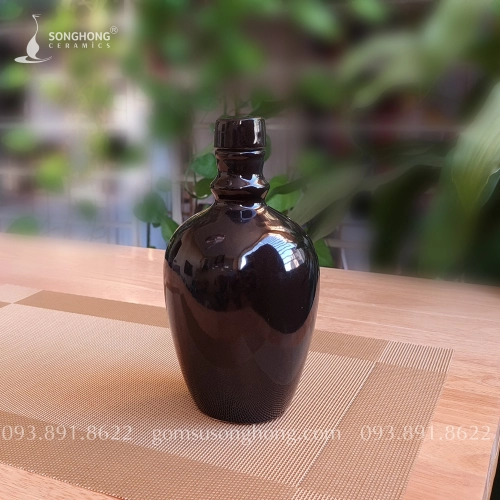 Nậm Rượu 500ml Men Màu - M28