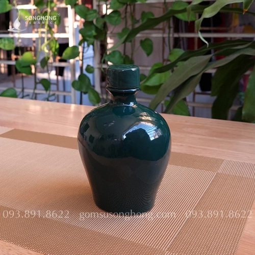 Nậm Rượu 500ml Men Màu - M2