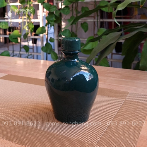 Nậm Rượu 500ml Men Màu - M2