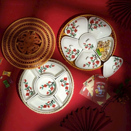 Khay Mứt - Đĩa Nhiều Ngăn