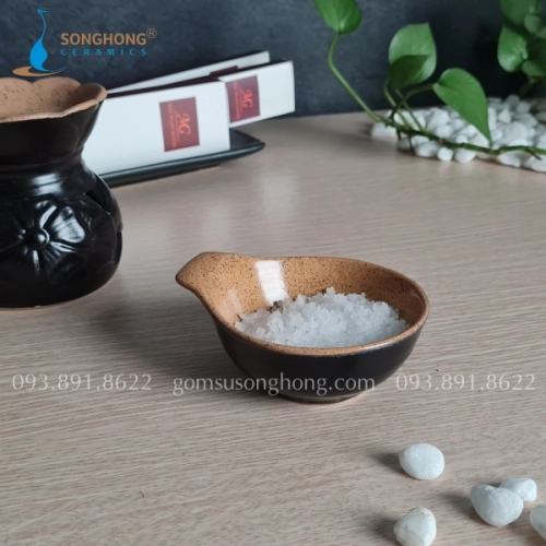 Bát Gốm Đựng Muối Tắm - M1