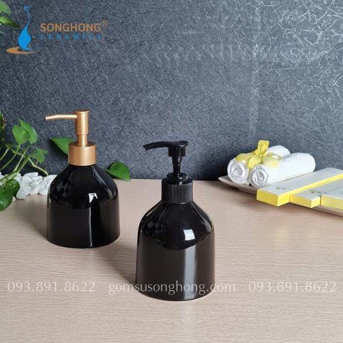 Bình Gốm Đựng Sữa Tắm 350ml - M1