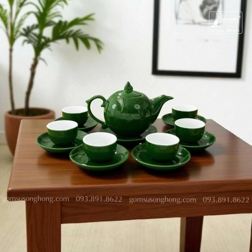 Bộ Trà Màu Xanh - Mẫu 1