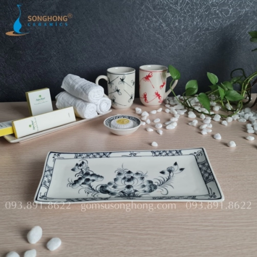 Khay Đựng Amenities 26cm - M1 Vẽ Tay