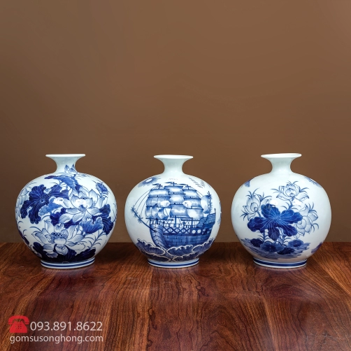 Bình Hút Tài Lộc Men Rong Cổ Truyền