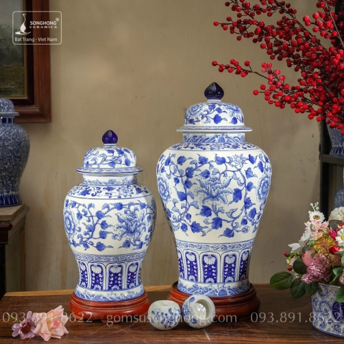 Bình Decor Phong Cách Indochine Tân Cổ Điển - Mẫu 17