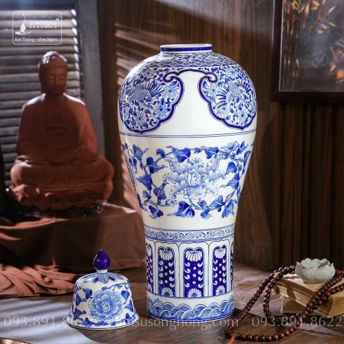 Bình Decor Phong Cách Indochine Tân Cổ Điển - Mẫu 24