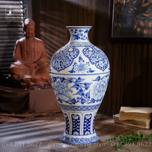 Bình Decor Phong Cách Indochine Tân Cổ Điển - Mẫu 25