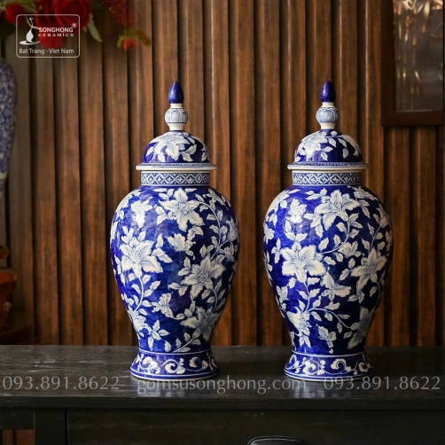 Bình Decor Phong Cách Indochine Tân Cổ Điển - Mẫu 27