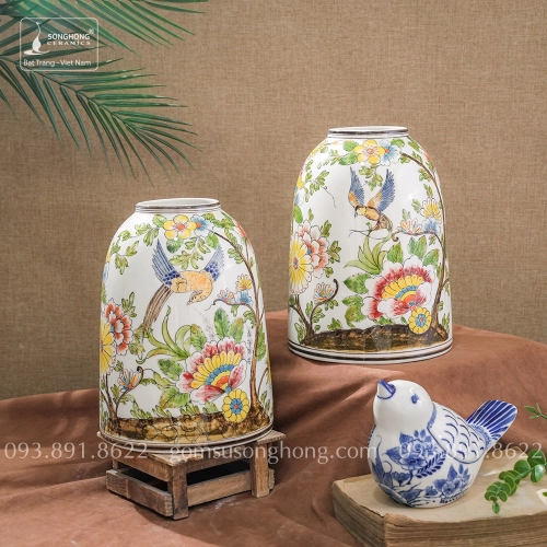 Bình Decor Phong Cách Indochine Tân Cổ Điển - Mẫu 31