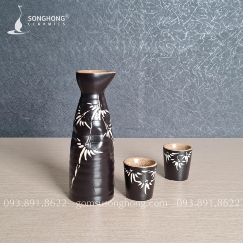 Bình Gốm Rượu Sake - Soju 260ml - SKM04