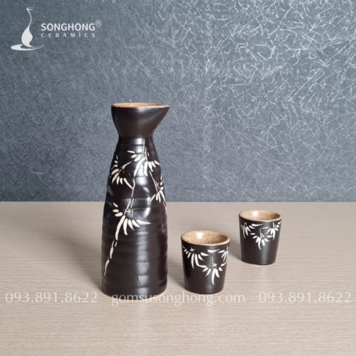 Bình Gốm Rượu Sake - Soju 260ml - SKM04