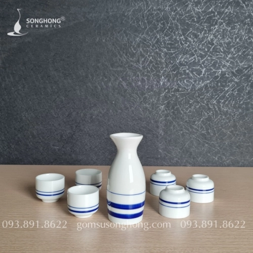 Bộ Bình Sứ Rượu Sake - Soju 150ml - SKTB04
