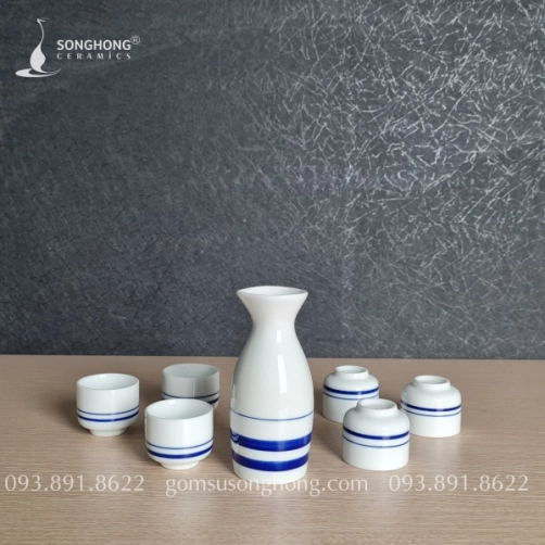 Bộ Bình Sứ Rượu Sake - Soju 150ml - SKTB04