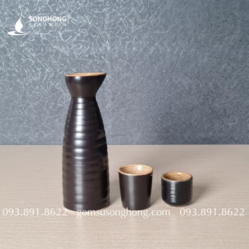 Bình Gốm Rượu Sake - Soju 260ml - SKM05