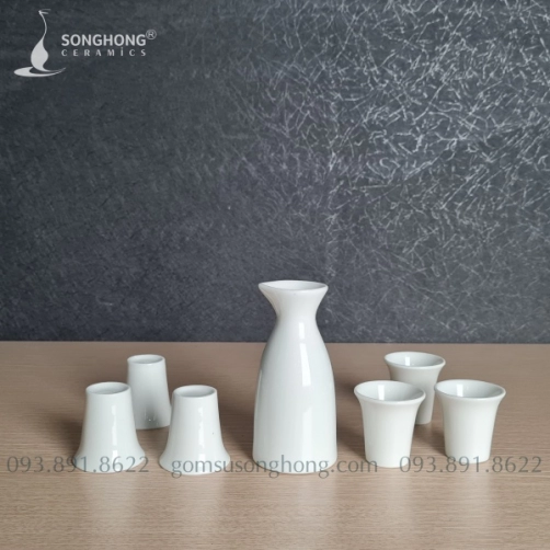 Bộ Bình Sứ Rượu Sake - Soju 150ml - SKTB05