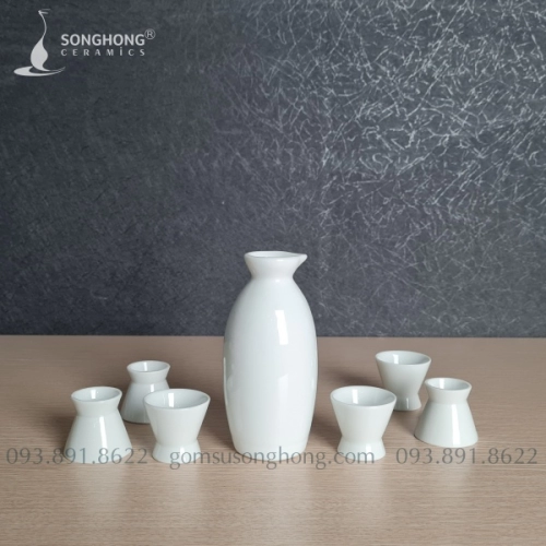 Bộ Bình Sứ Rượu Sake - Soju 280ml - SKTB08
