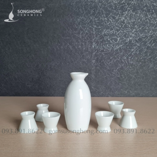 Bộ Bình Sứ Rượu Sake - Soju 280ml - SKTB08