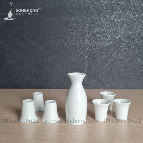Bộ Bình Sứ Rượu Sake - Soju 150ml - SKTB01