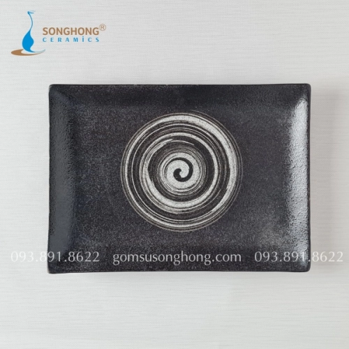Khay Gốm Chữ Nhật 30cm