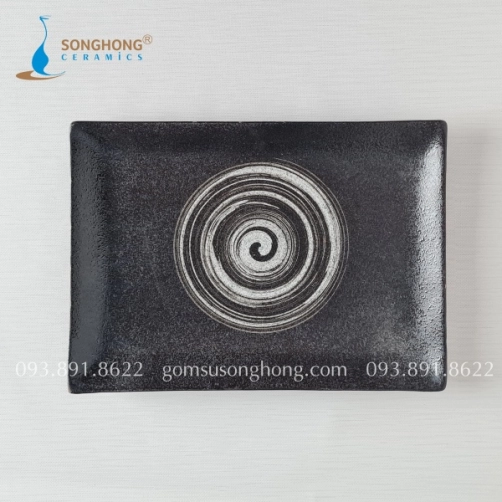 Khay Gốm Chữ Nhật 30cm