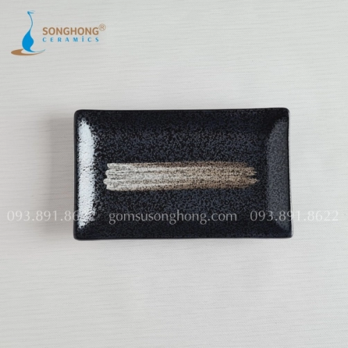 Khay Gốm Chữ Nhật 21cm