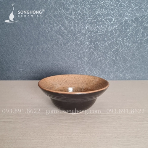 Tô Chiết Yêu Gốm 20cm Nâu Cát