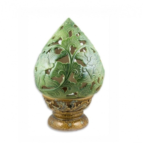 Đèn Sen Màu Xanh Đồng