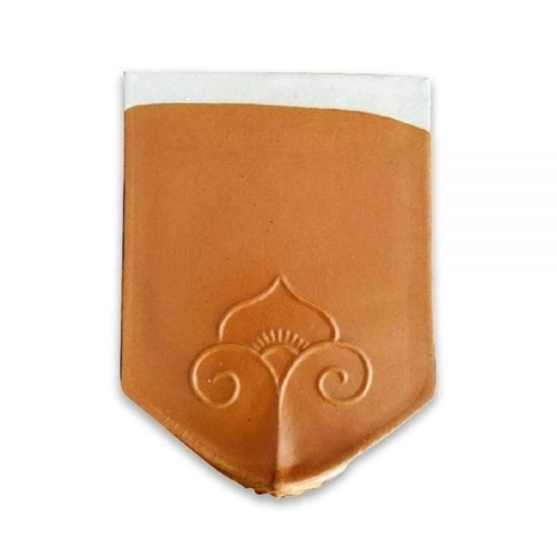 Ngói Hài Cổ Hoạ Tiết Màu Vàng Khô