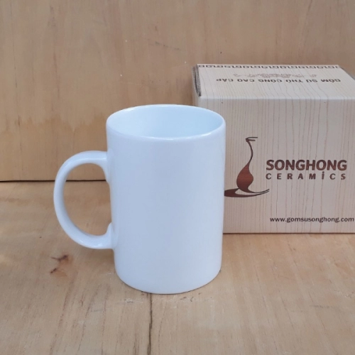 Cốc (Ca) Sứ Trắng 450ml - M13