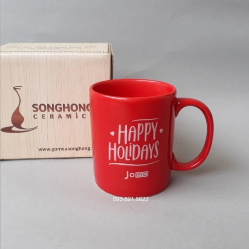 Cốc (Ca) Màu 350ml Đỏ - M1