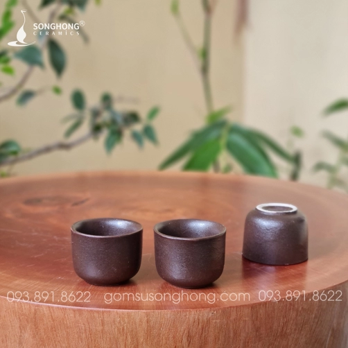 Ly Gốm Rượu Sake - Soju - Mẫu 9