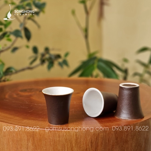 Ly Gốm Rượu Sake - Soju - Mẫu 8