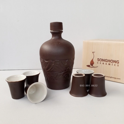 Bộ Nậm Rượu 500ml - Mẫu 7
