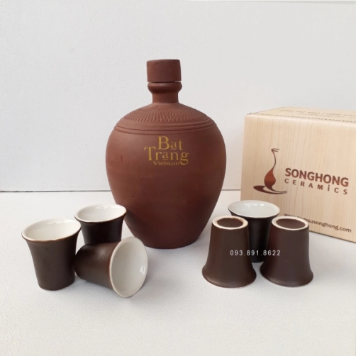 Bộ Nậm Rượu 1 Lít - Mẫu 8