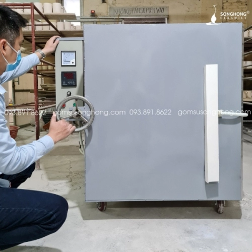 Lò Điện Nung Gốm 1250 độ Chạy Điện 3 Pha