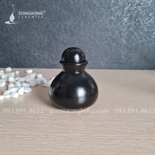Hũ Gốm Đựng Tinh Dầu Spa 100ml - M1