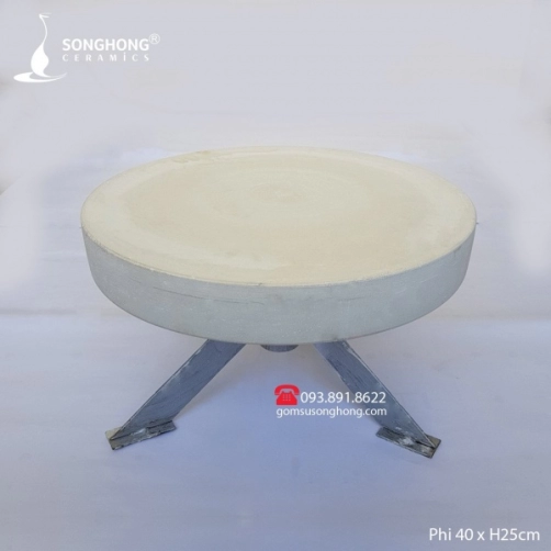 Bàn Xoay Gốm Thạch Cao 40cm