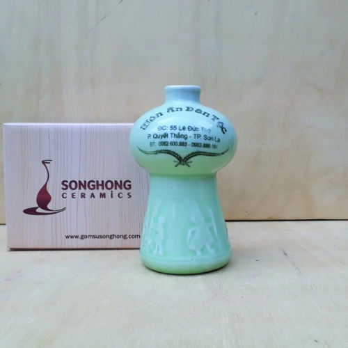 Nậm Rượu 500ml Men Màu - M16