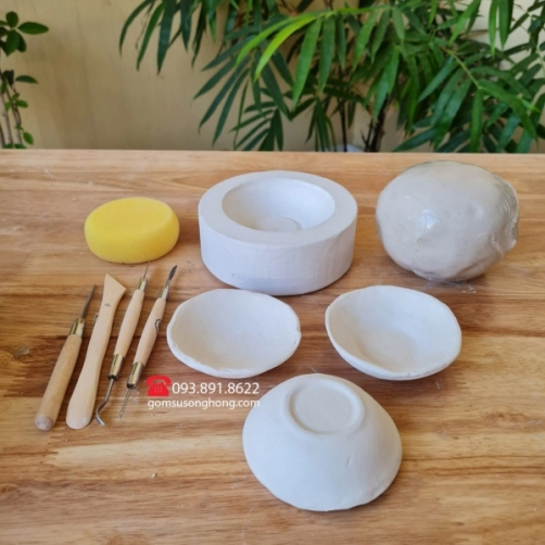 Khuôn In Gốm Hình Đĩa