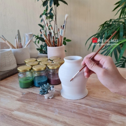 Bút (Cọ) Vẽ Gốm - Mẫu 4