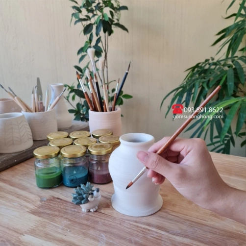 Bút (Cọ) Vẽ Gốm - Mẫu 9
